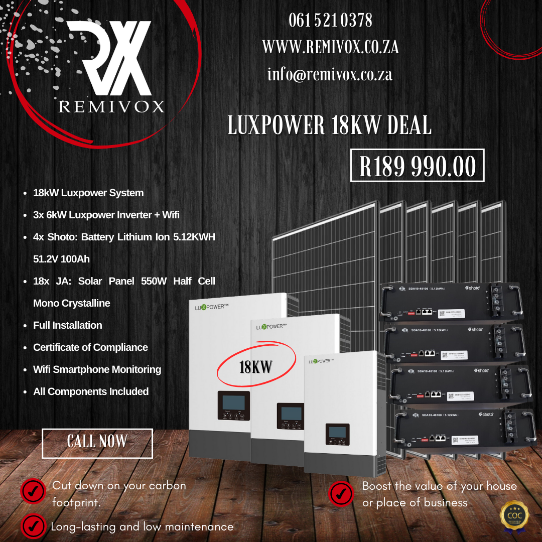 LUXPOWER 18KW Solar System Special